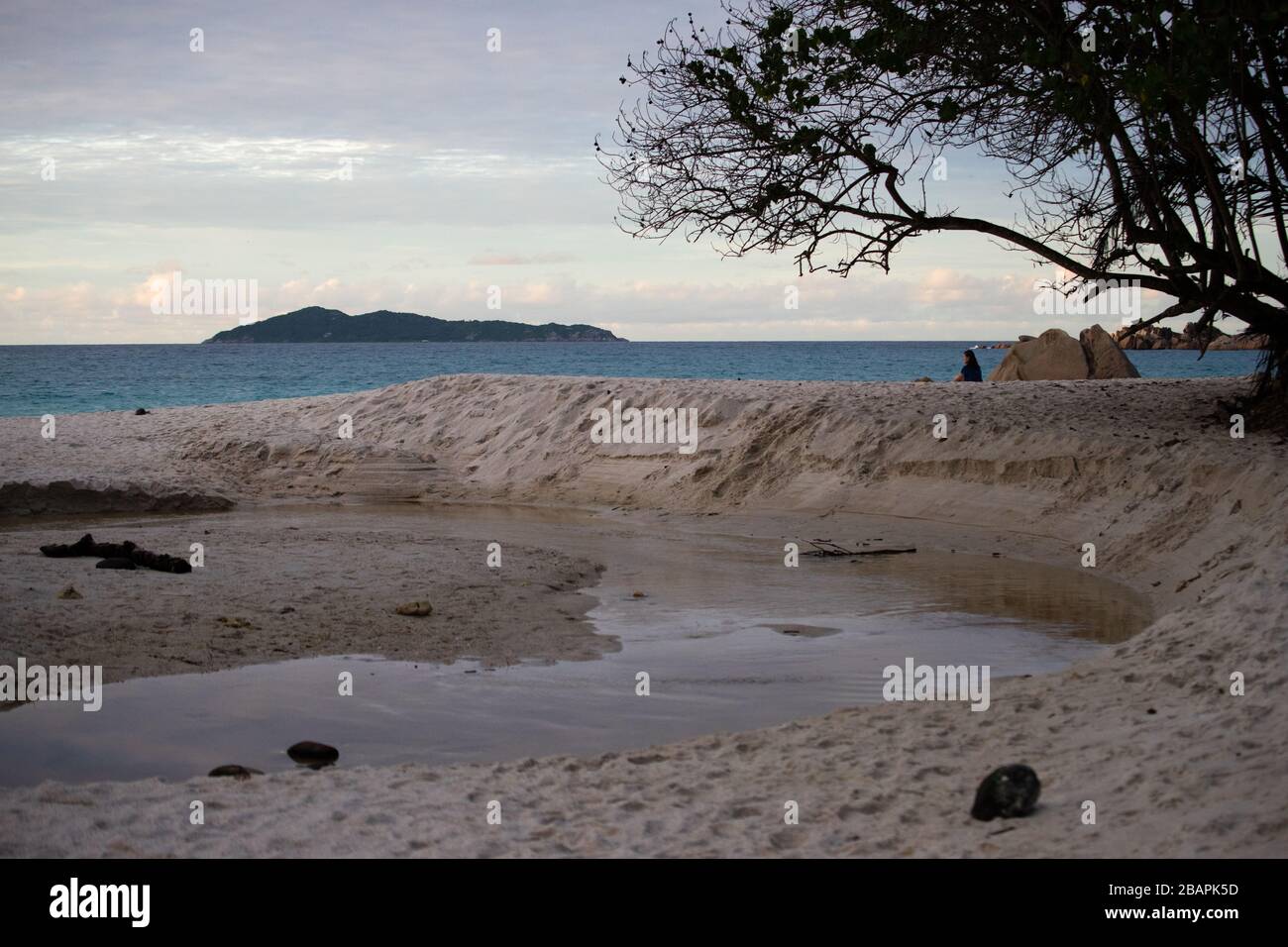 Scene from the Seychelles Stock Photo - Alamy