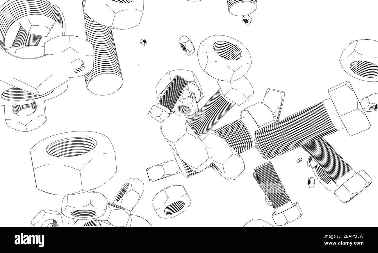 Nuts and bolts Stock Photo Alamy