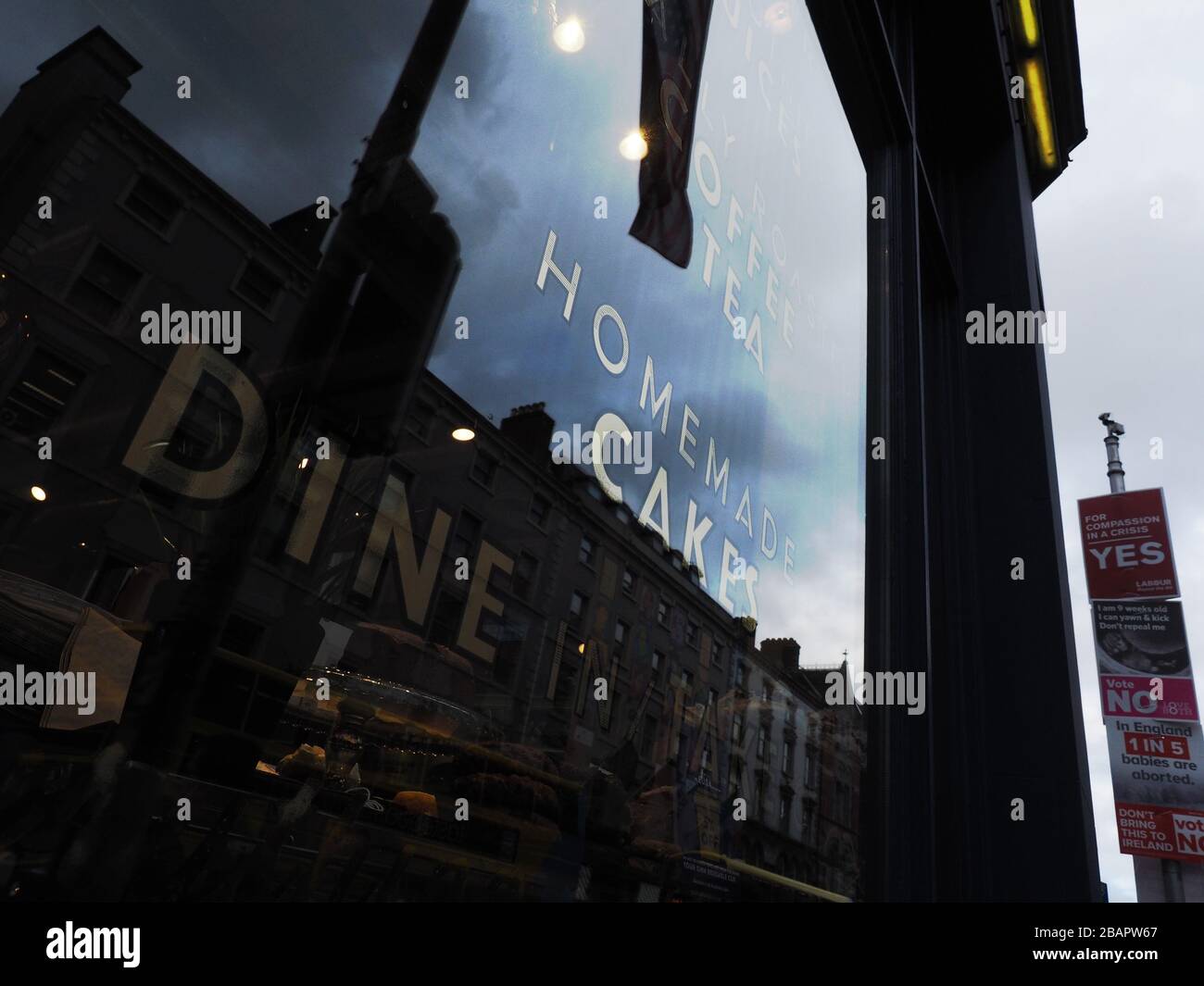 Shop windows, Dame Street, Dublin, Republic of Ireland, Europe Stock Photo