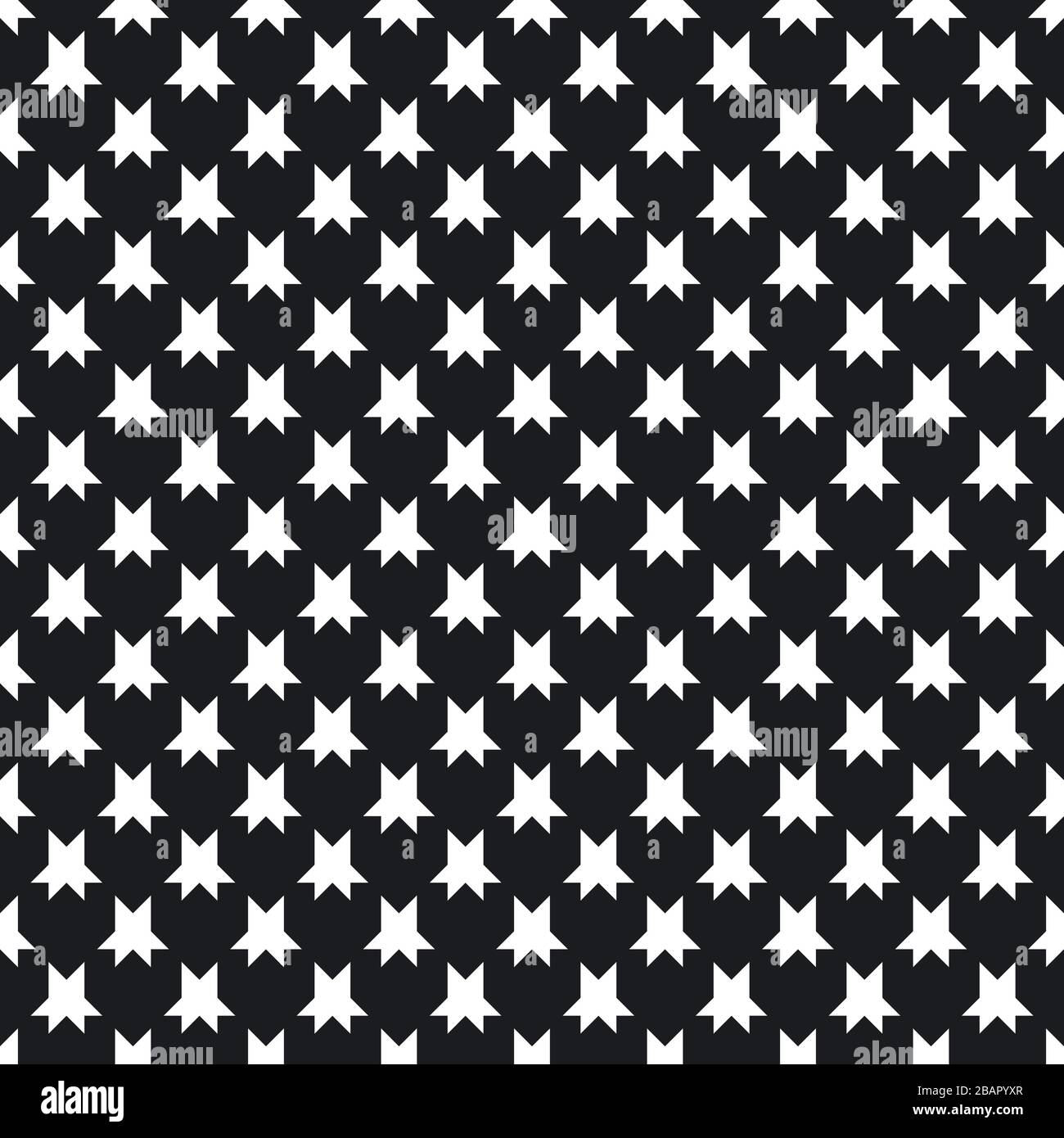 Abstract monochrome background with small angular figures Stock Vector