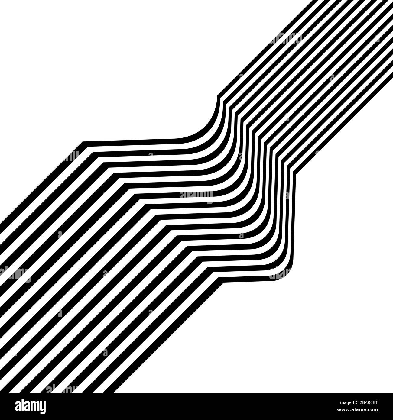 Black and white movement pattern Stock Vector Images - Alamy