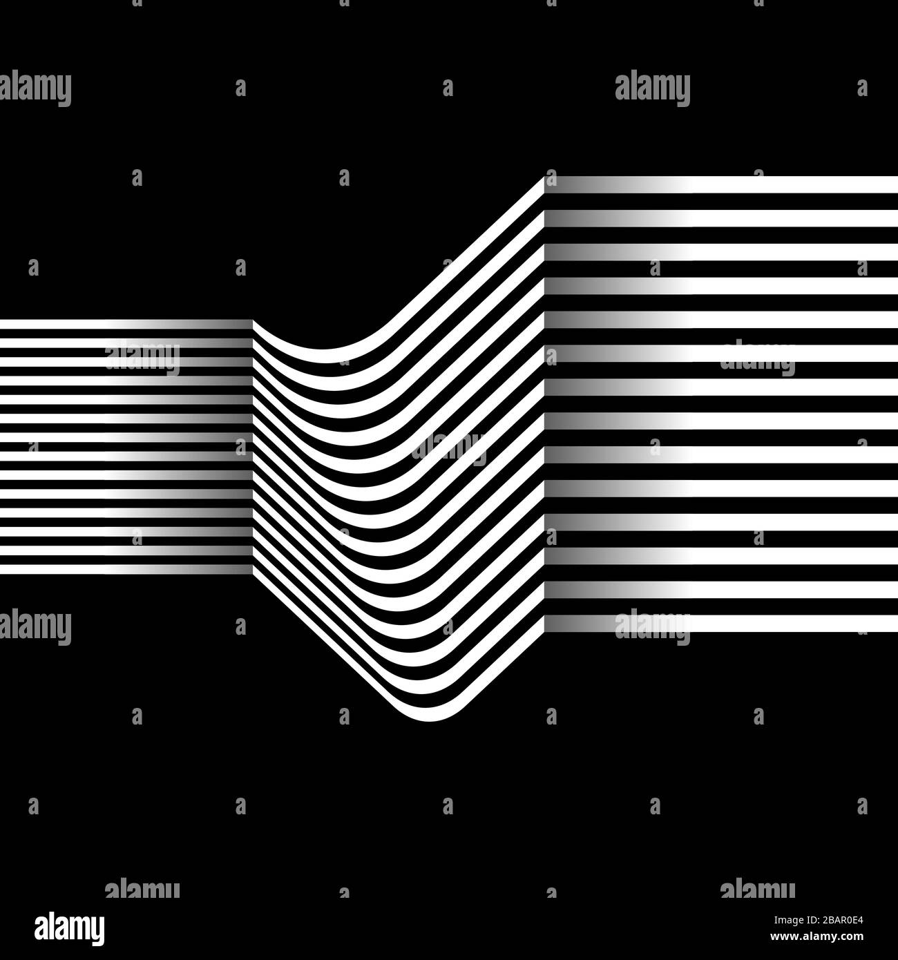 Minimal motion stripes on white hi-res stock photography and images - Alamy