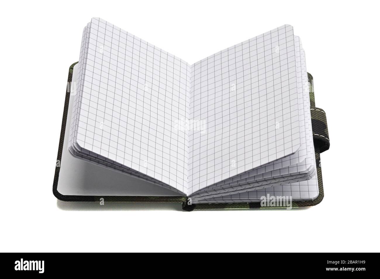 Personalized Notepad Military Notepad in military design for everyday notes and notes on a white ...