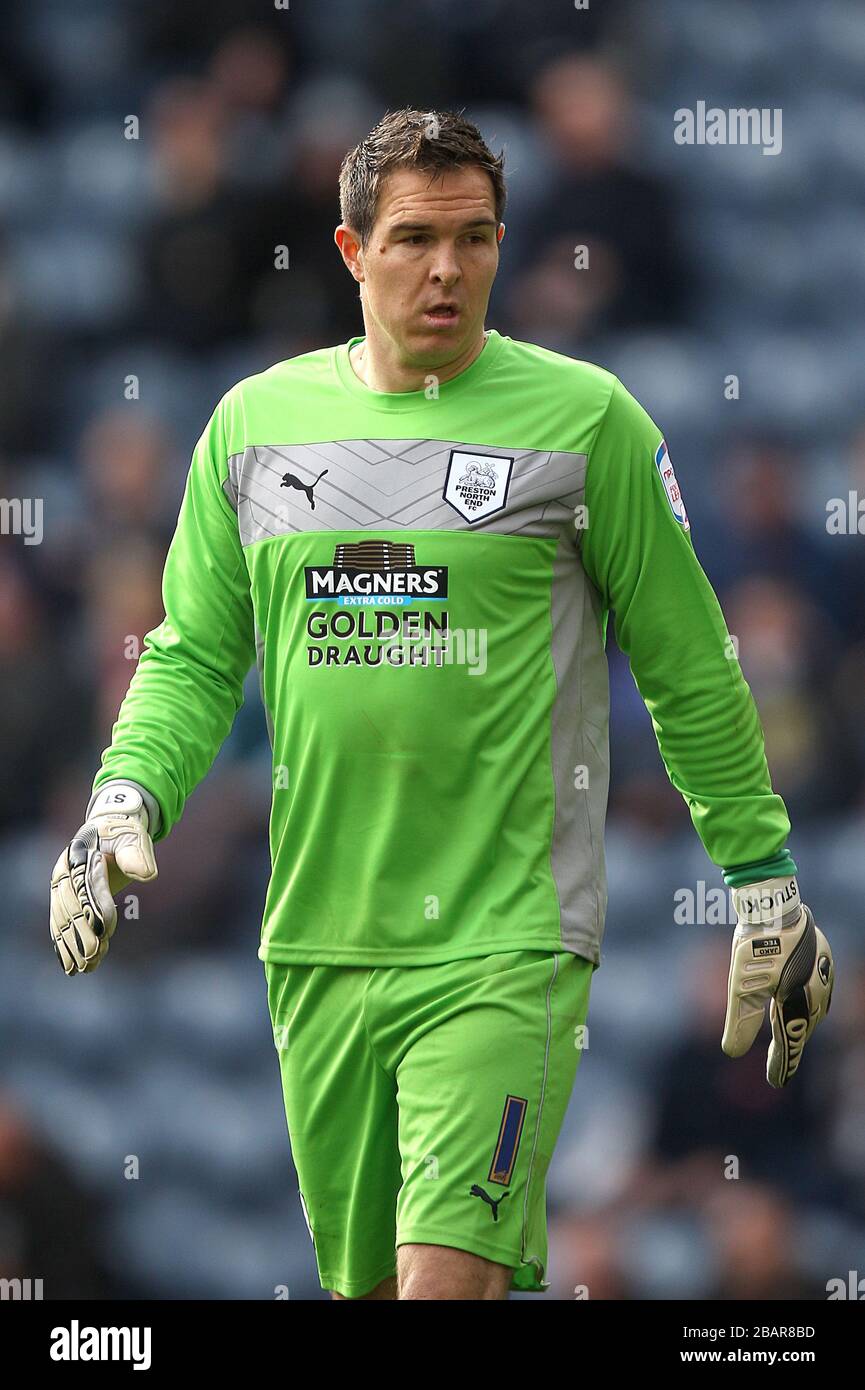 Thorsten Stuckmann, Preston North End goalkeeper Stock Photo - Alamy