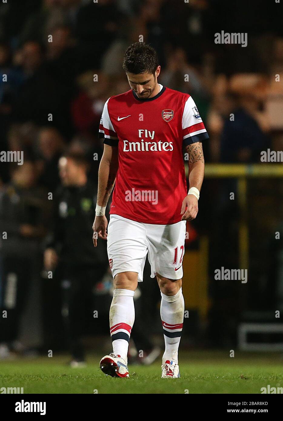 Arsenal's Olivier Giroud after the final whistle during the
