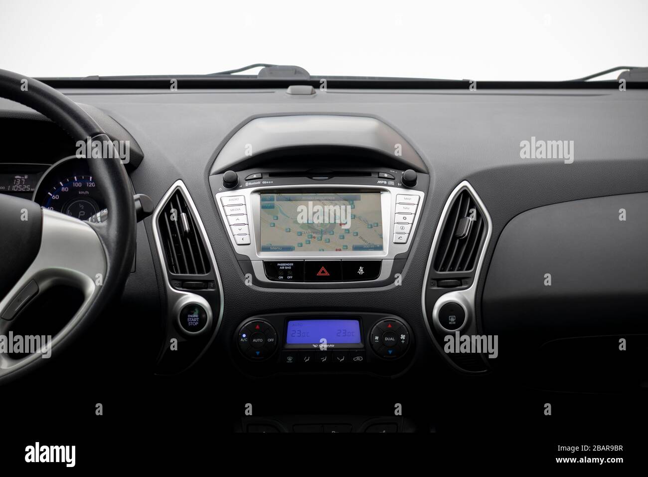 OEM navigation display unit inside dashboard,professional big display