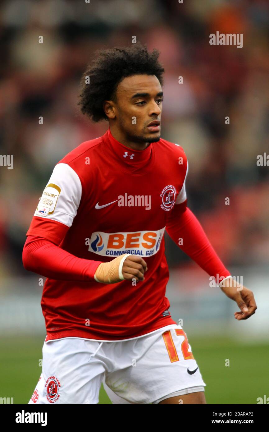 Junior Brown, Fleetwood Town Stock Photo - Alamy