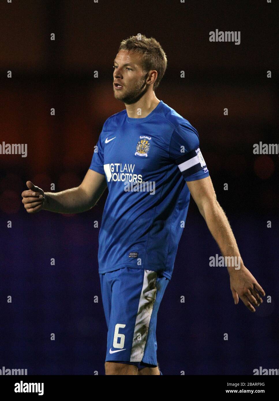 Stockport County's James Tunnicliffe Stock Photo Alamy