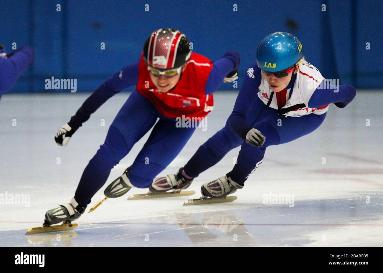 Great Britain's Kathryn Thomson (right) and Alex Stanley Stock Photo
