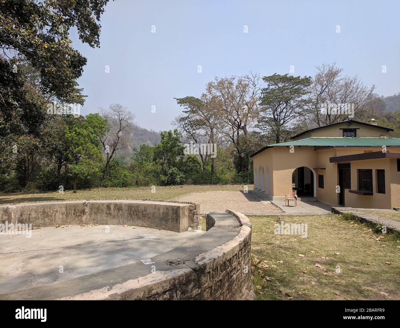 Jhirna Forest Rest House at Jim Corbett National Park, India Stock Photo
