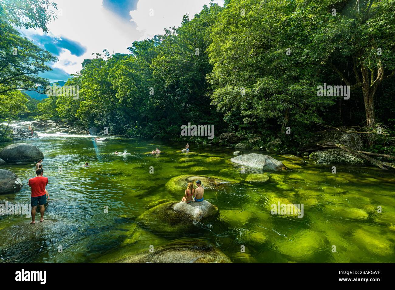 Mossman AUSTRALIA 15 APRIL 2017 Mossman river in