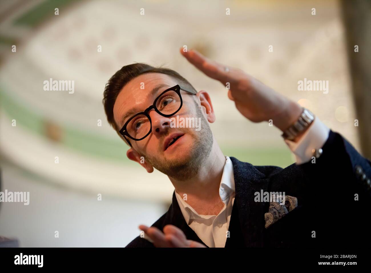 Chris Stark Chief Executive of the Committee on Climate Change Stock Photo