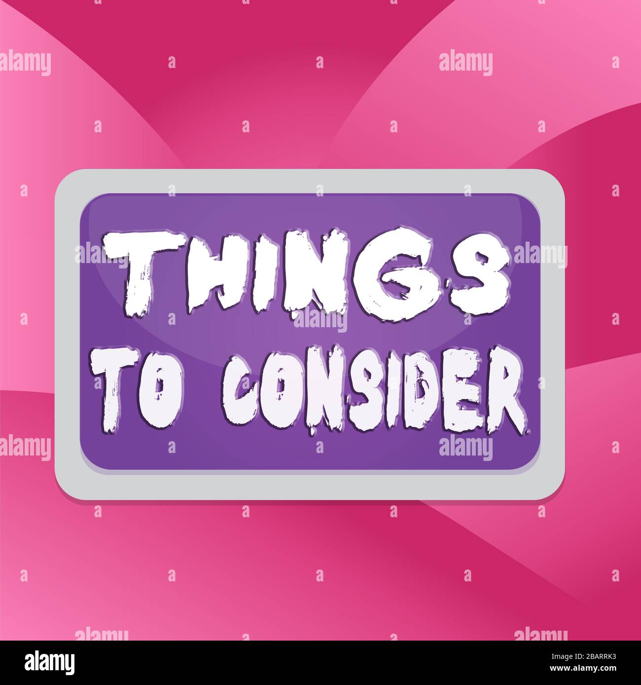 Handwriting text Things To Consider. Conceptual photo think about ...