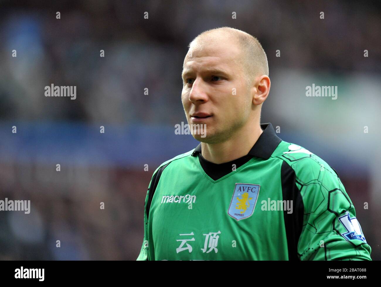 Aston Villa's Brad Guzan Stock Photo Alamy