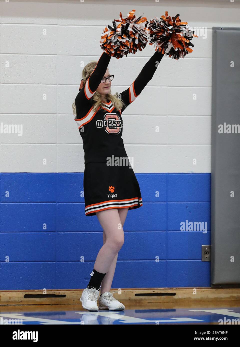 Basketball action with Odessa vs Valley Christian HIgh School in