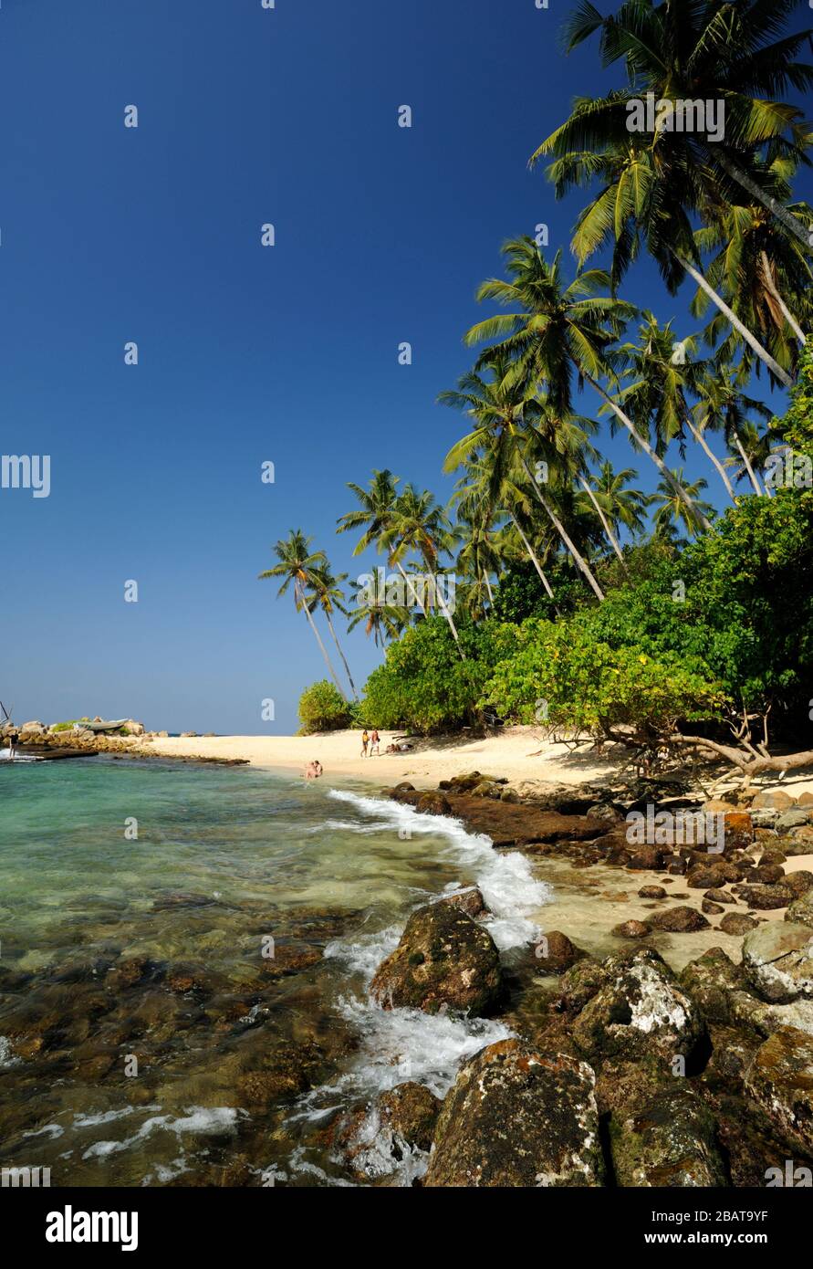 Sri Lanka, Mirissa, secret beach Stock Photo Alamy