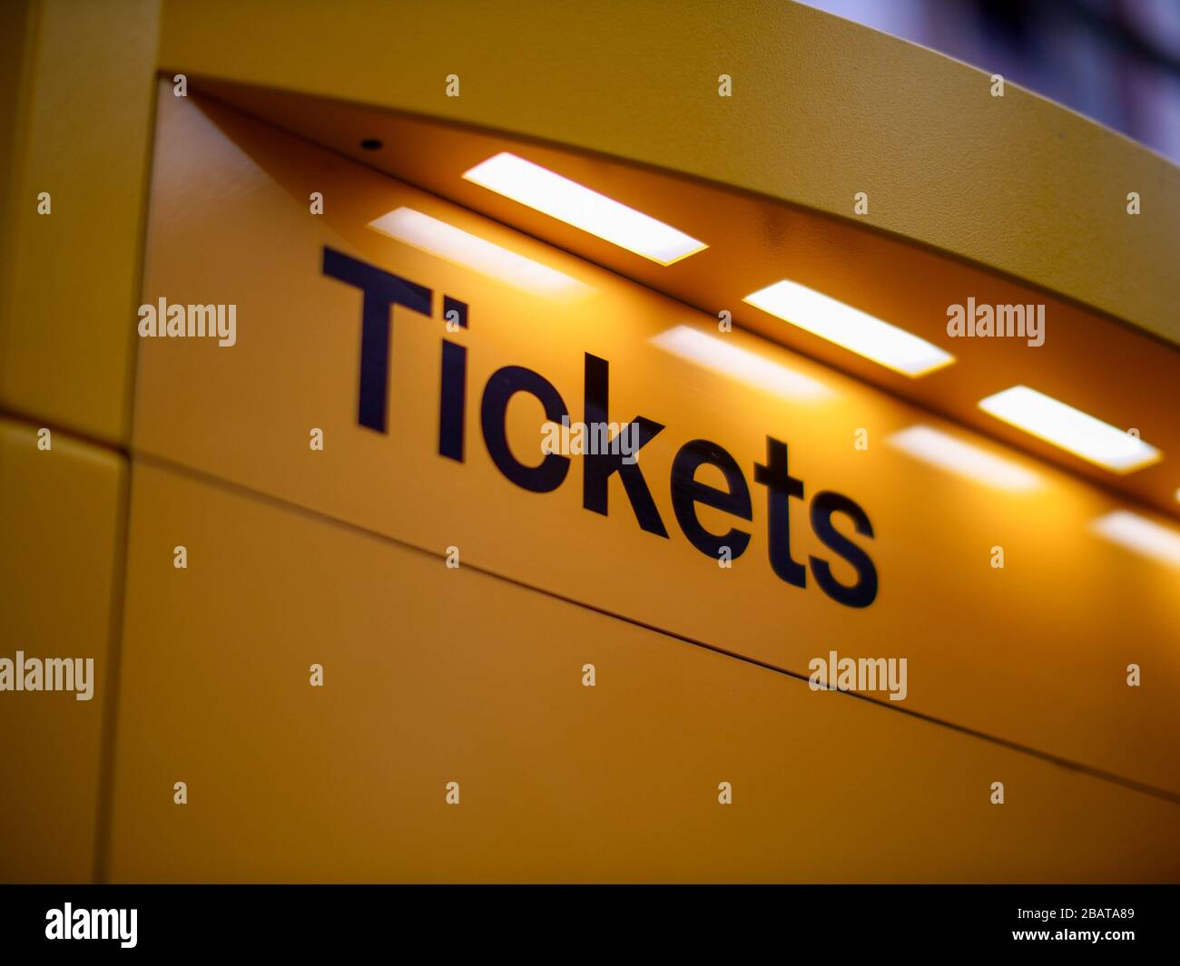 Fahrkarten Automat für Tickets ÖPNV Fahrkartenautomat Stock Photo