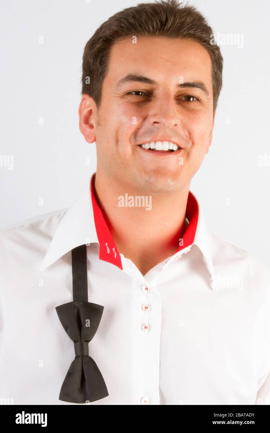 loose bow tie Stock Photo 