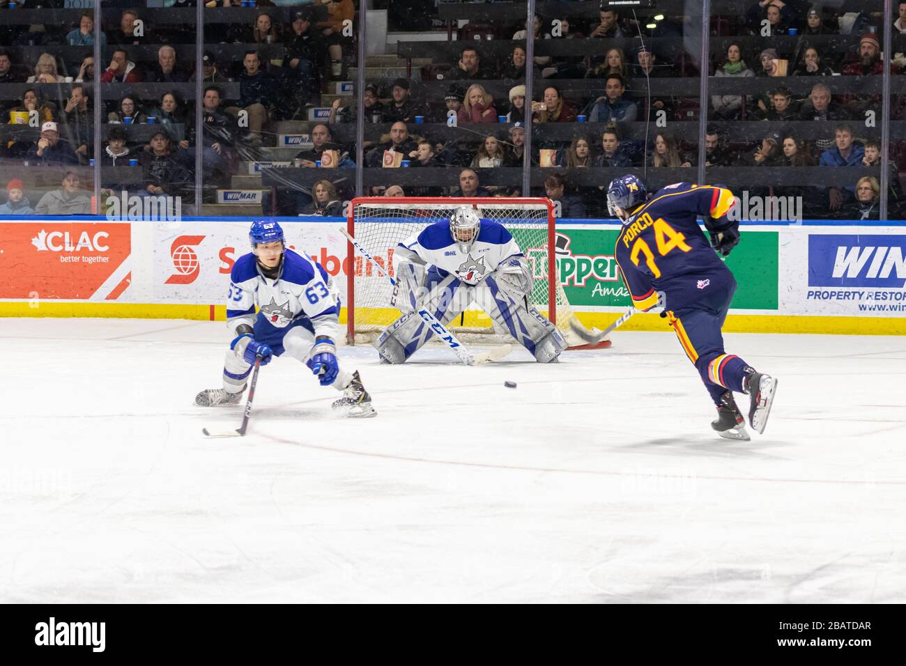 Canadian Ice Hockey Stock Photo Alamy