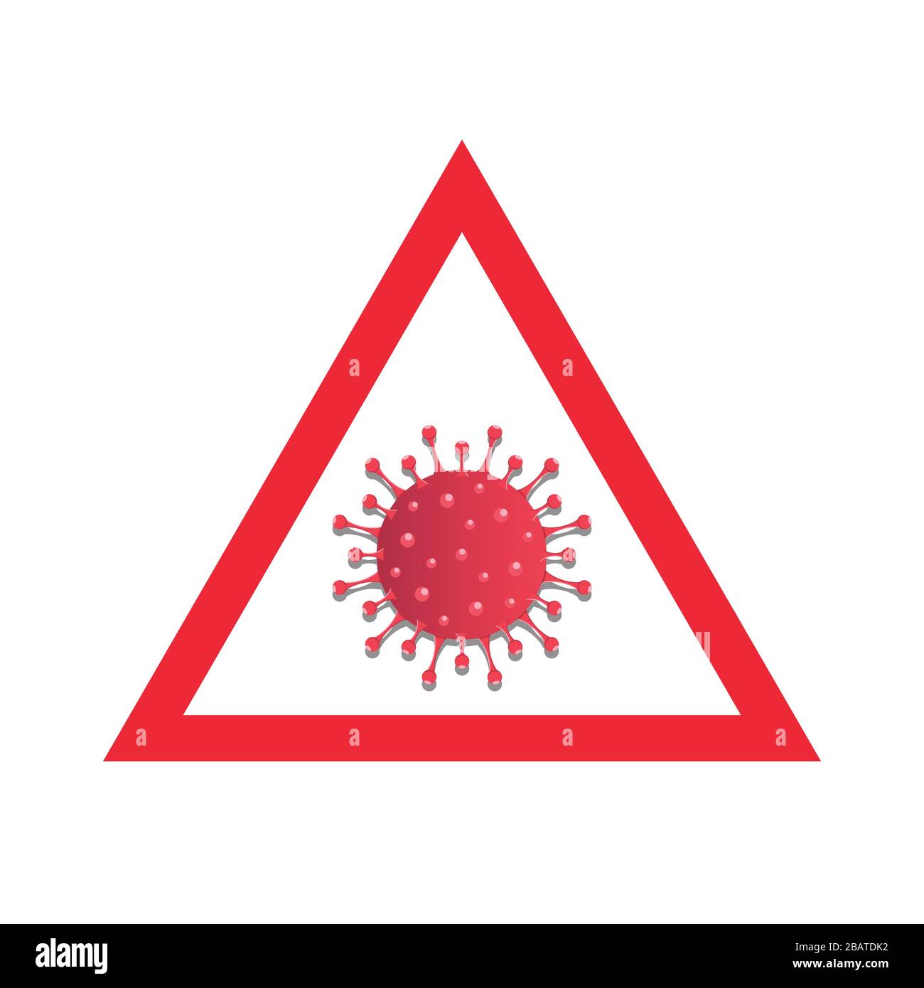 Virus - Coronavirus 2019-ncov, Disease germ, pathogen organism, infectious micro virology Stock Vector
