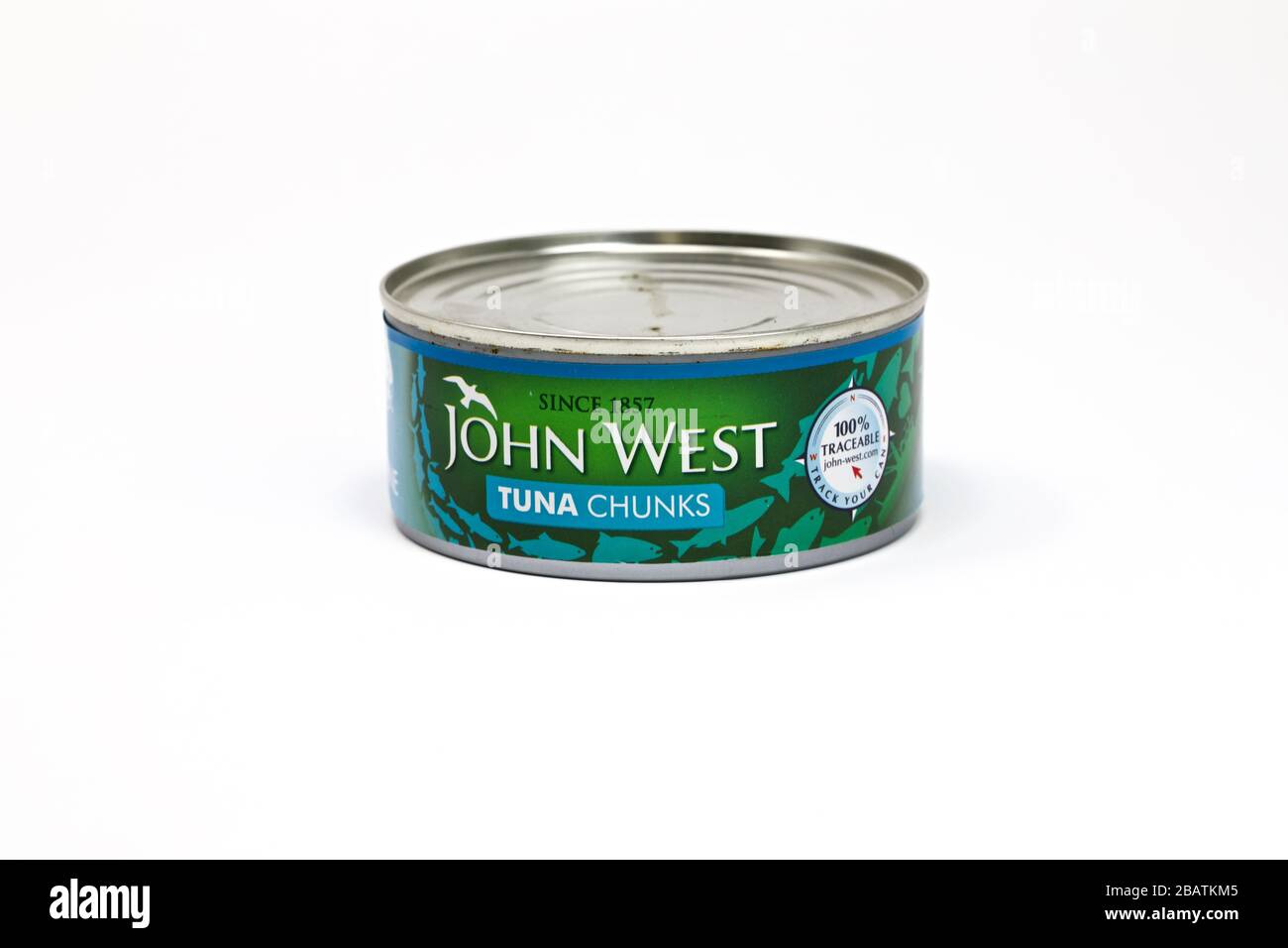 John West Tuna Chunks Stock Photo Alamy