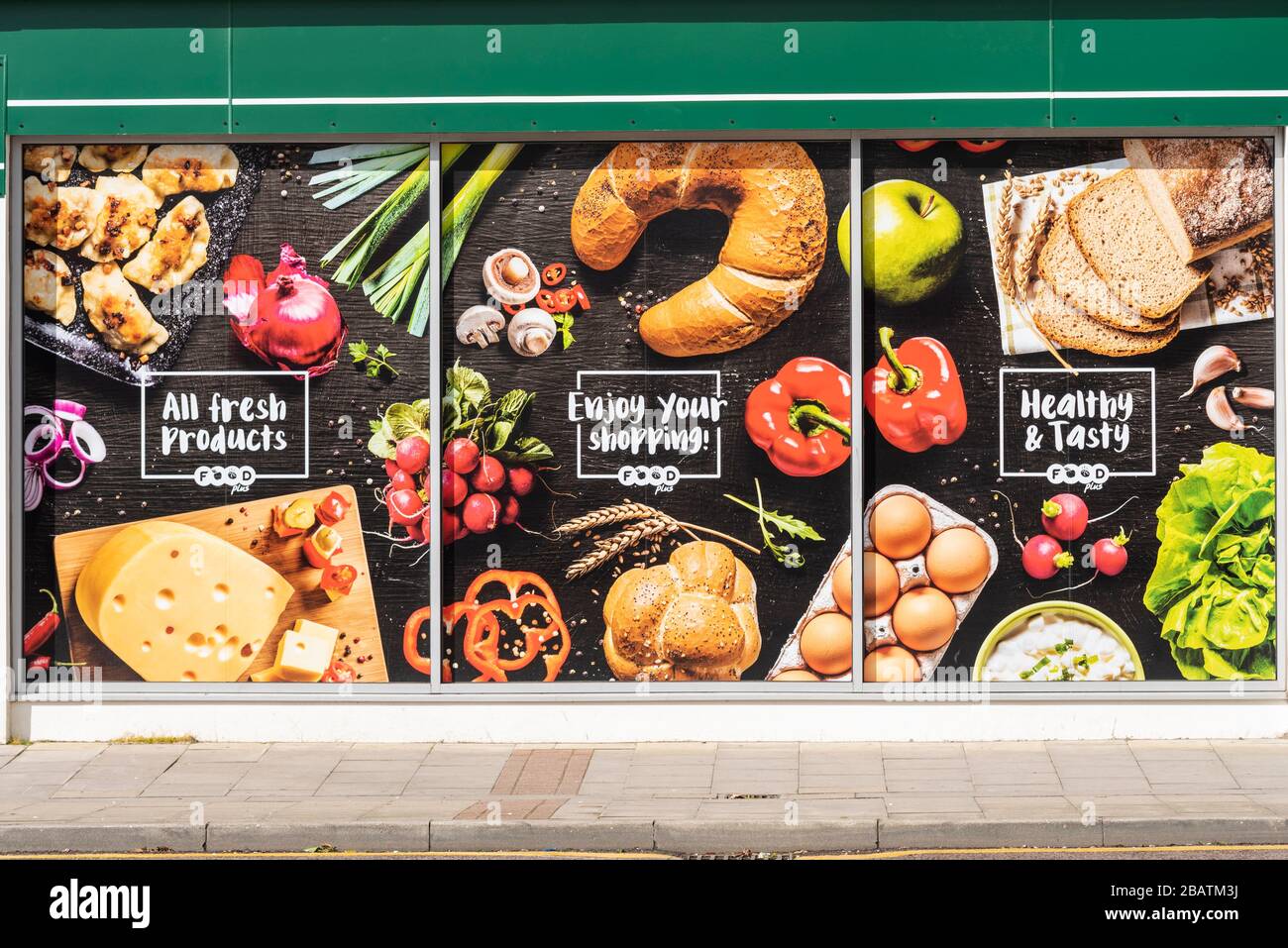Grocery Store Window High Resolution Stock Photography and Images Alamy