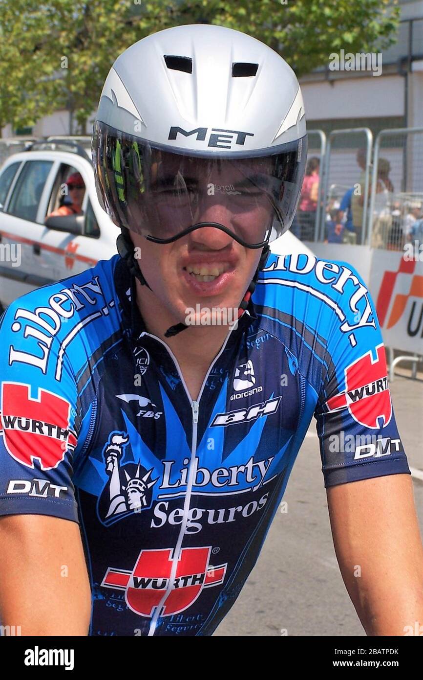 Isidro Nozal of Liberty Seguros  during theTour d'Espagne 2005 cycling race, Lloret del Mar - Lloret del Mar on September 04, 2005 in  Lloret del Mar, France - Photo Laurent Lairys / DPPI Stock Photo