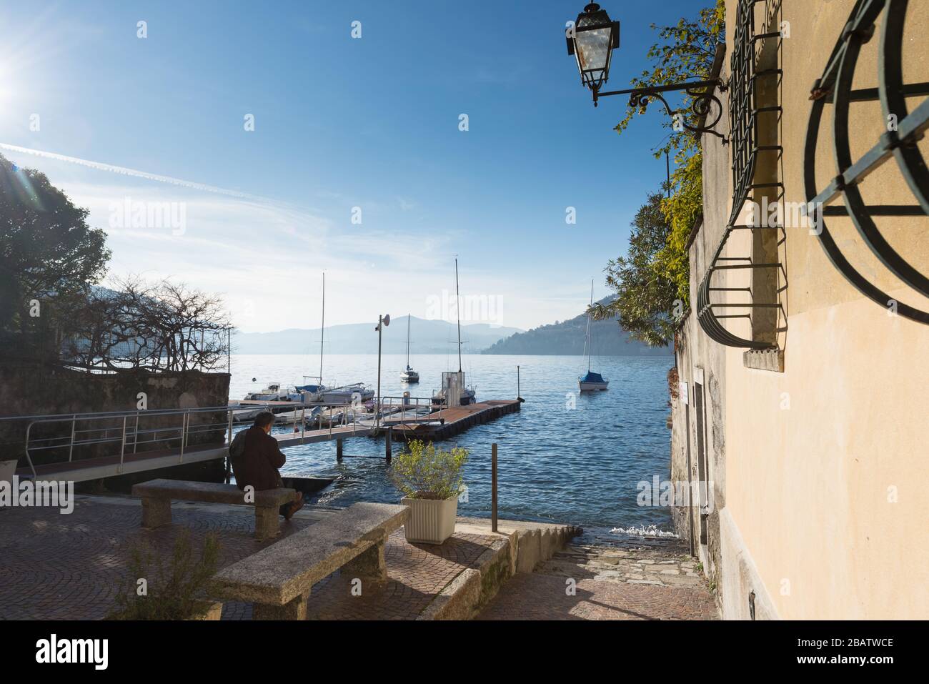 Como Lake, Italie Stock Photo