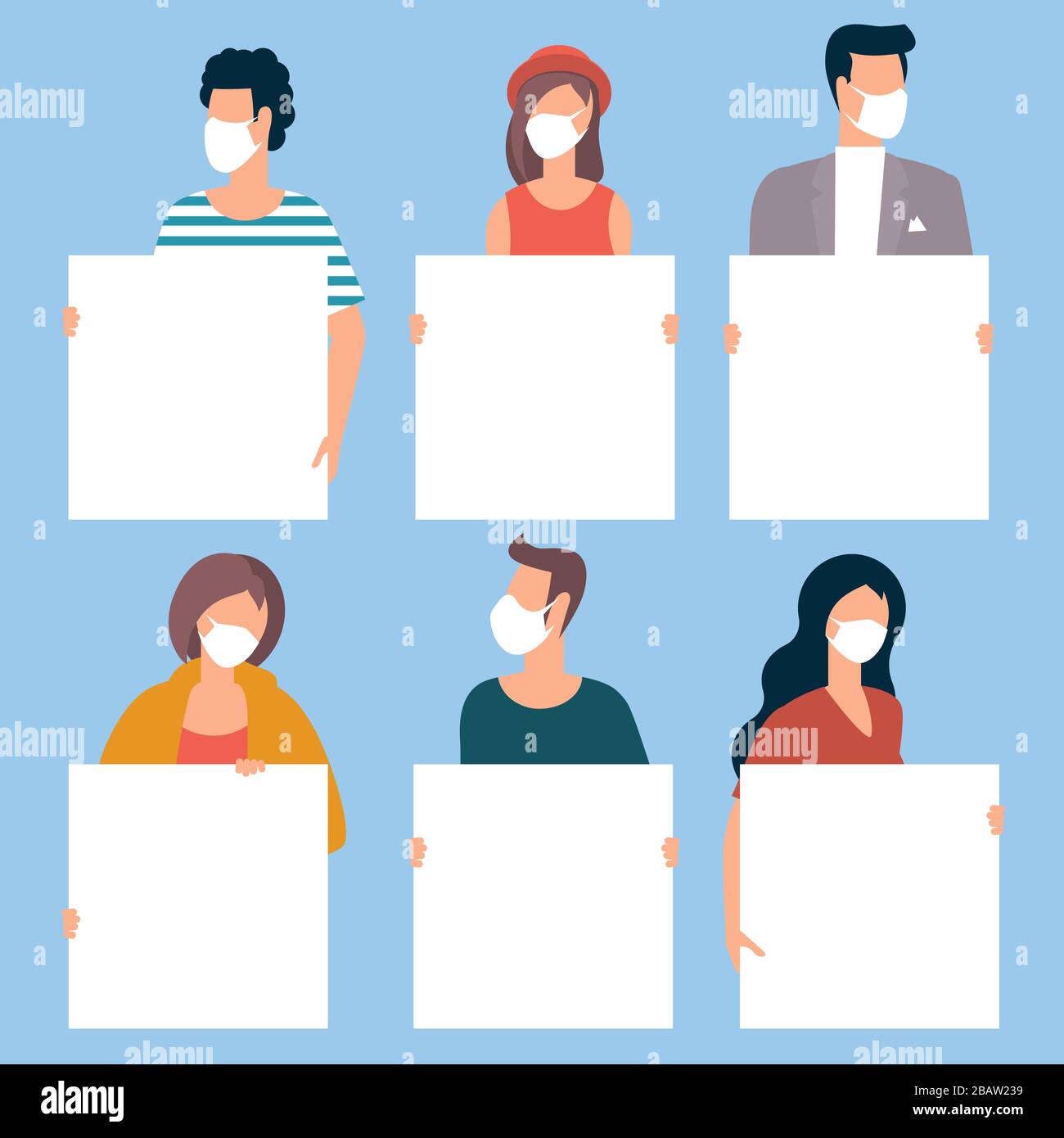 people wearing medical masks Stock Vector Image & Art - Alamy