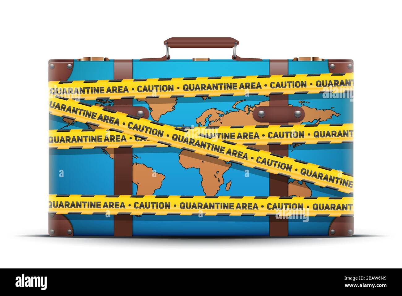 The collapse of the tourism industry Stock Vector