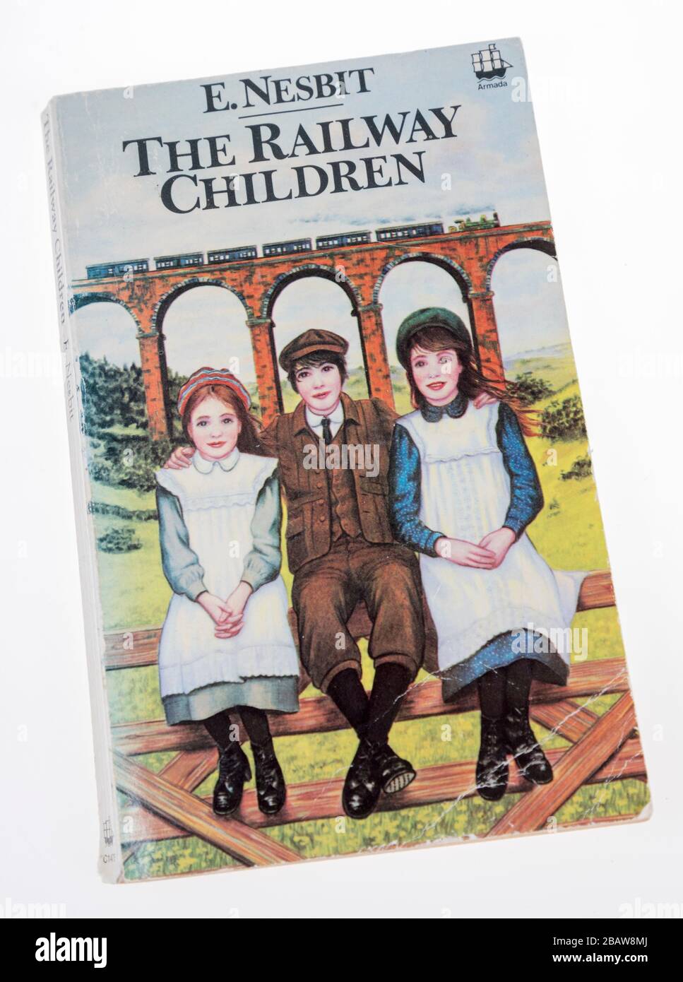 The Railway Children softback book by E. Nesbit first published 1906 this edition 1981 Stock Photo
