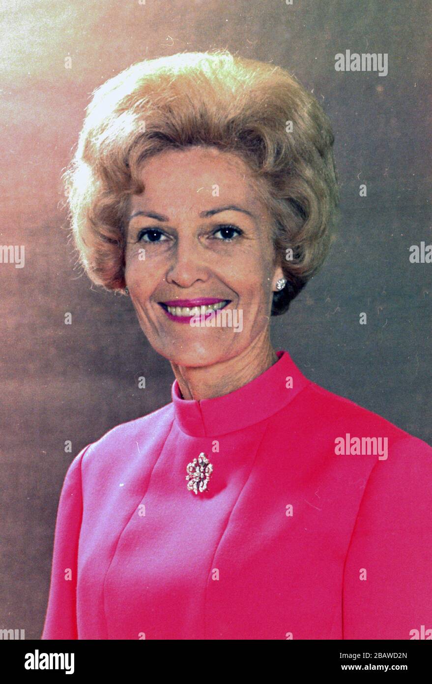PATRICIA NIXON (1912-1993) wife of US President Richard Nixon, about 1970 Stock Photo