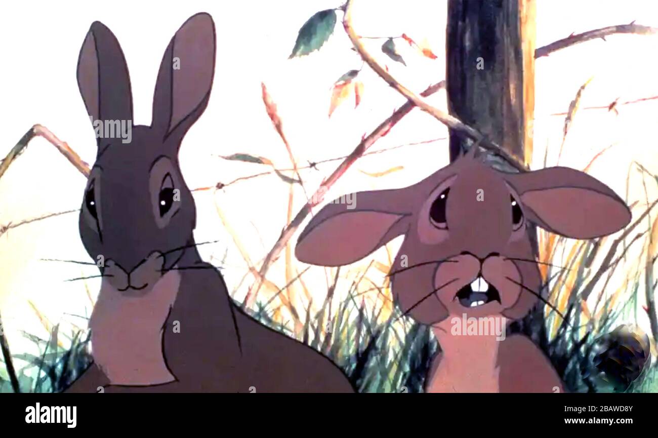 WATERSHIP DOWN 1978 Nepenthe Productions cartoon based on the 1972 novel by Richard Adams Stock Photo