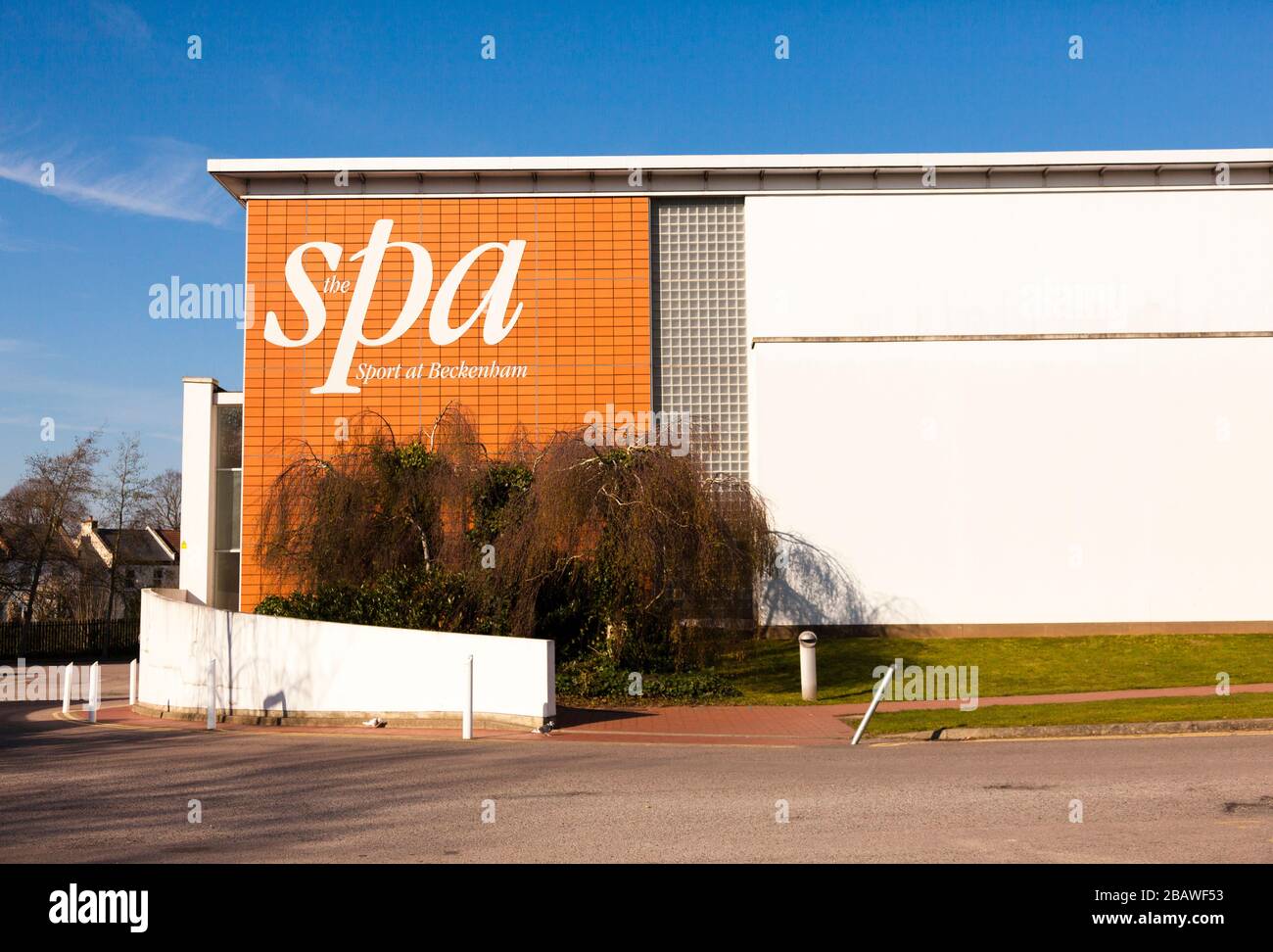 The Spa, swimming pool, gym and recreation centre, Beckenham, London, UK Stock Photo