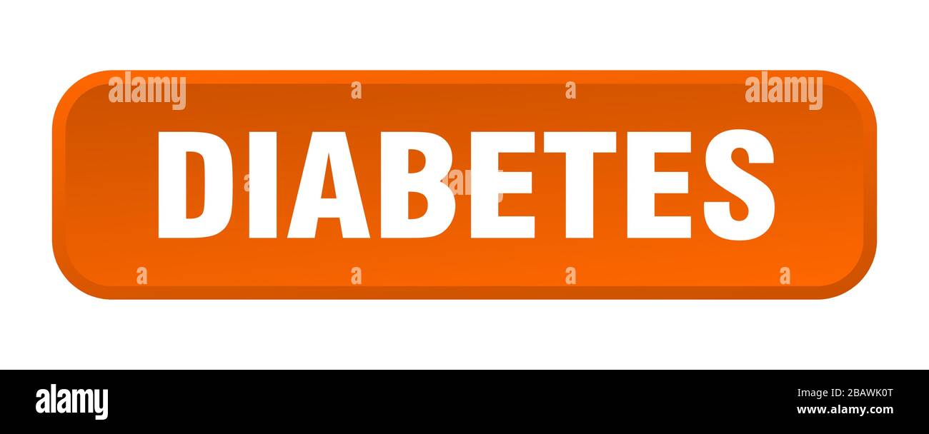 diabetes button. diabetes square 3d push button Stock Vector Image ...