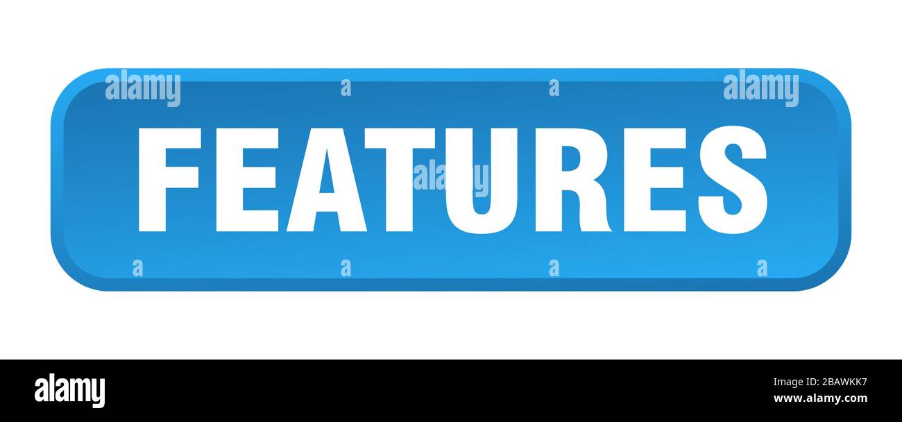 Preview Feature Button features button. features square 3d push button Stock Vector Image ...