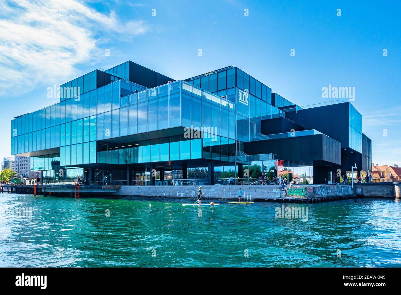 BLOX Architecture, design and new ideas building Dansk Design center Bryghusgade Copenhagen harbour Copenhagen Denmark Europe Stock Photo