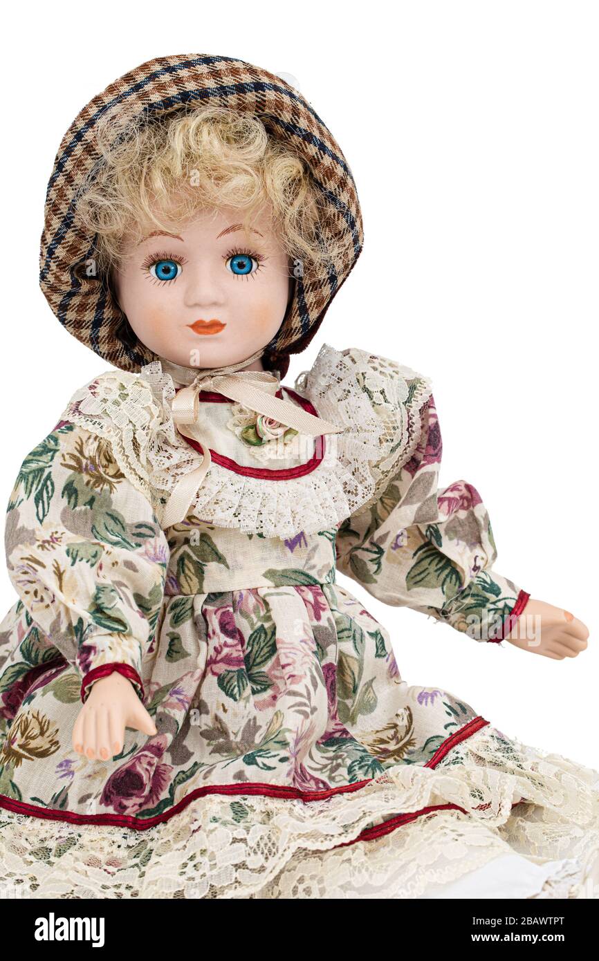 Bisque doll (Porcelain doll Stock Photo - Alamy