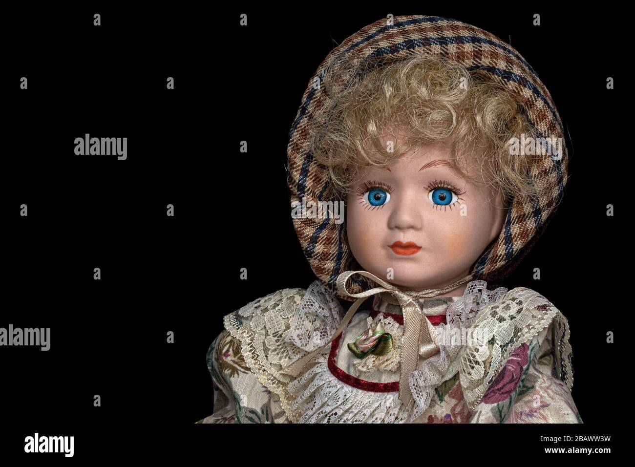 Bisque doll (Porcelain doll Stock Photo - Alamy