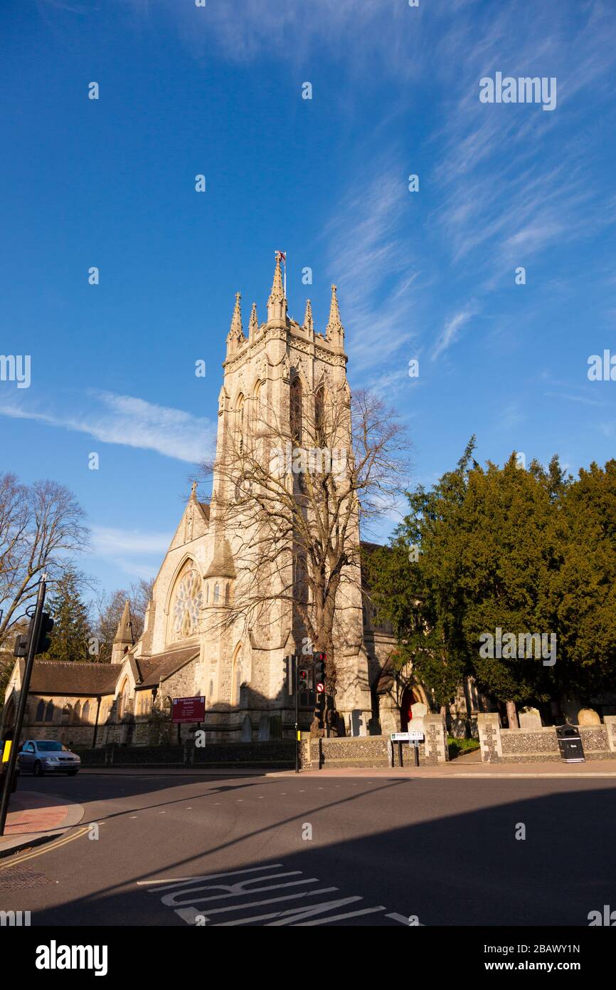 St George's Church, Beckenham, London, UK Stock Photo