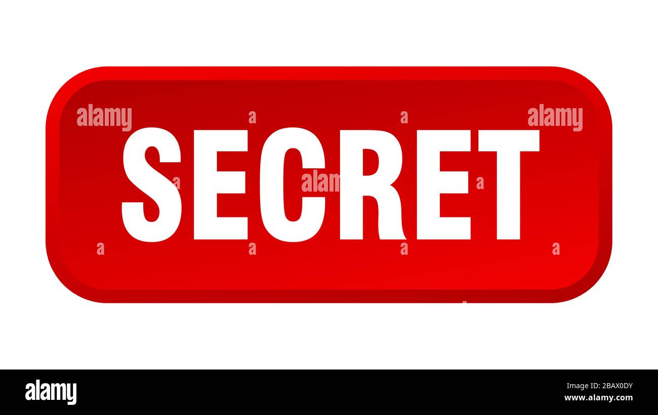 secret button. secret square 3d push button Stock Vector Image & Art ...