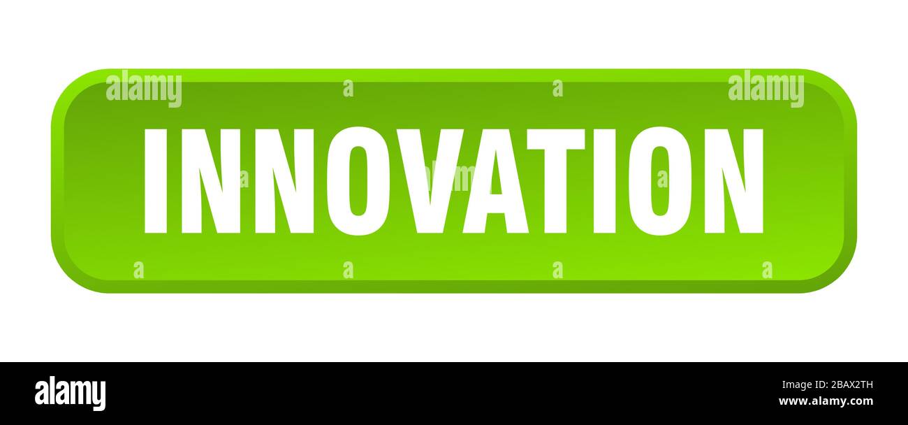 innovation button. innovation square 3d push button Stock Vector Image ...
