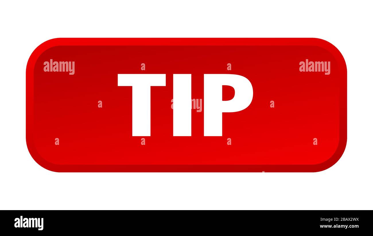 tip button. tip square 3d push button Stock Vector Image & Art - Alamy
