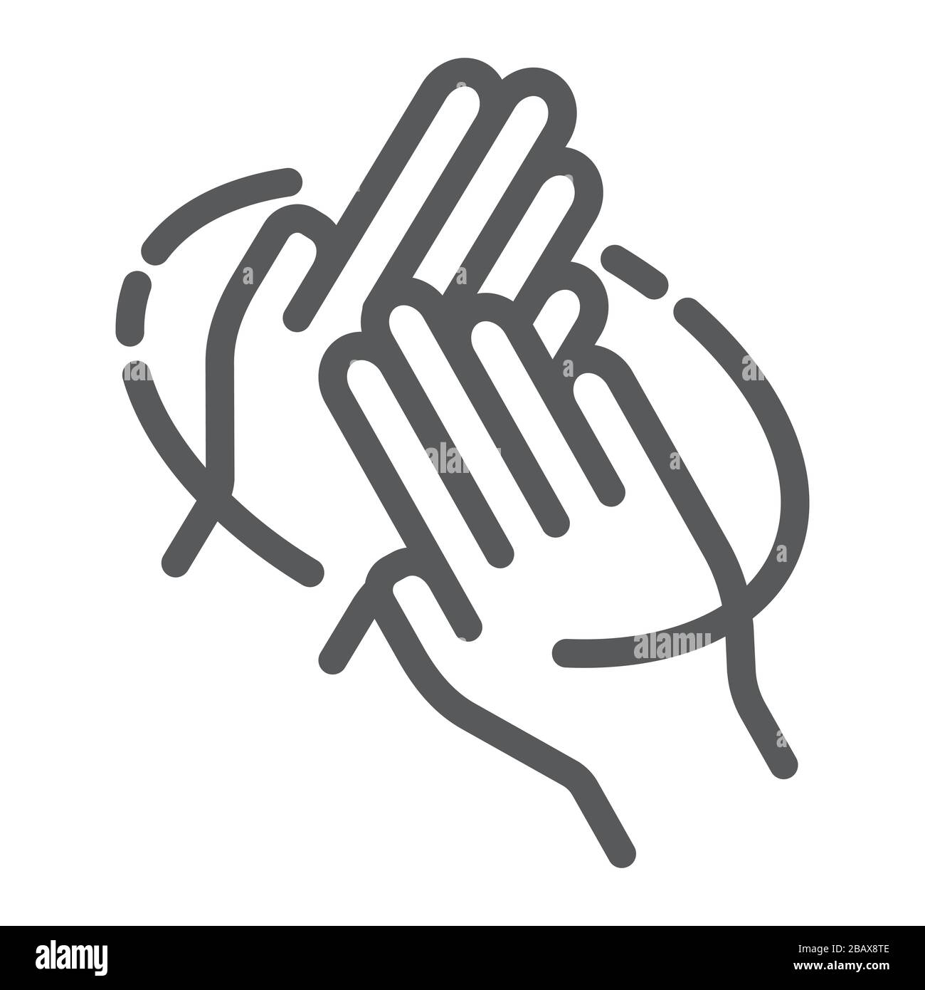 Rubbing hands and illustration Stock Vector Images - Alamy