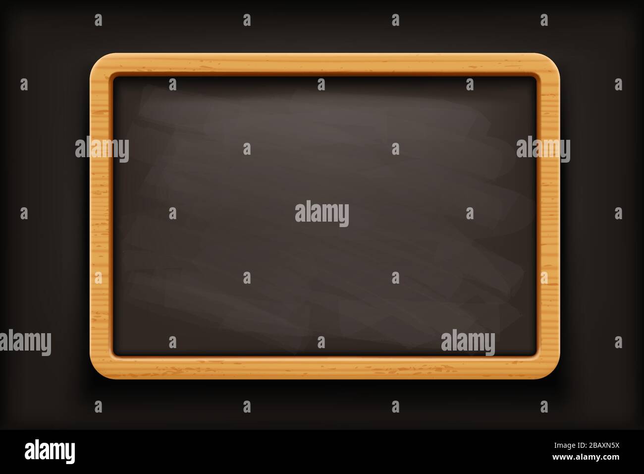 realistic black blackboard with shadow Stock Vector Image & Art Alamy