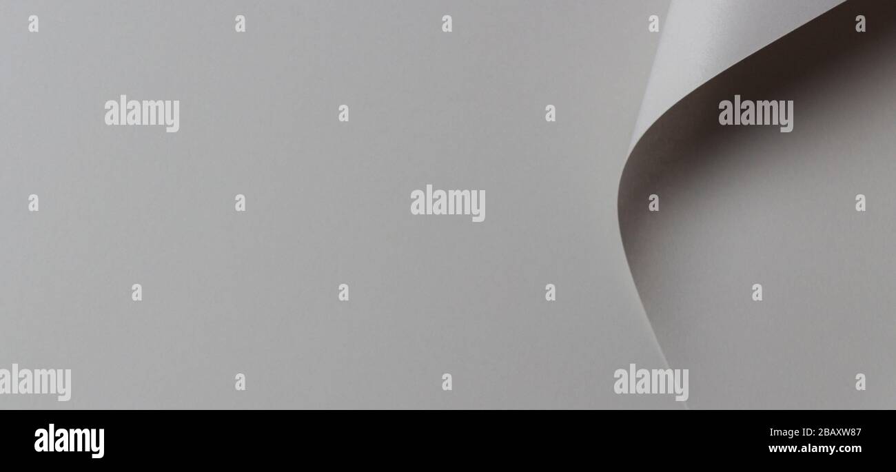 Abstract geometric shape gray color paper background Stock Photo