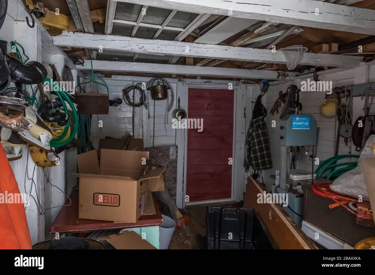 Stage at the home of Desmond Adams in Joe Batt's Arm on Fogo Island
