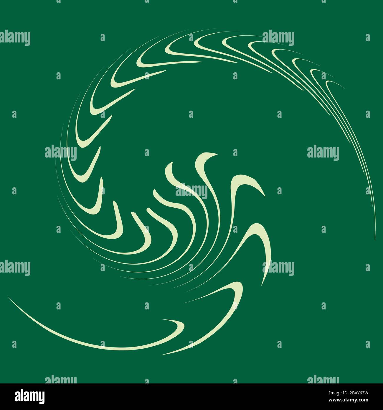 duotone curly, coil, gyration volute shape. twine vortex rotating in ...