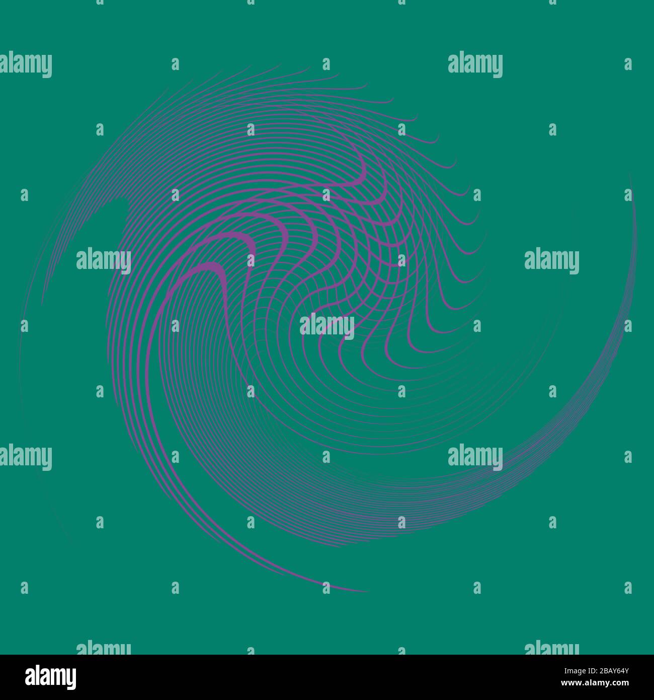 duotone curly, coil, gyration volute shape. twine vortex rotating in ...