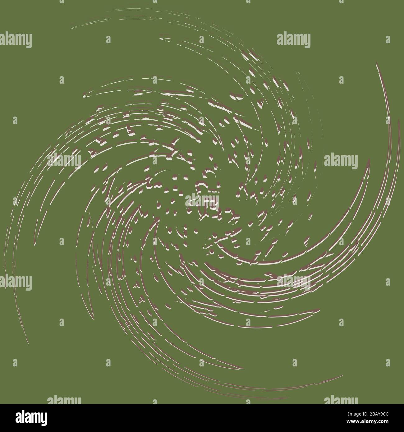tricolor curly, coil, gyration volute shape. twine vortex rotating in ...